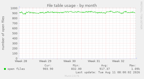 File table usage