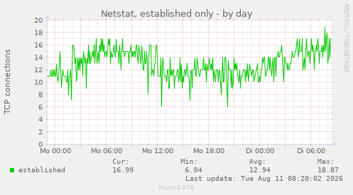 Netstat, established only