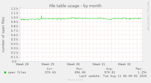 File table usage