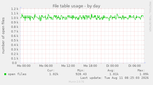 File table usage